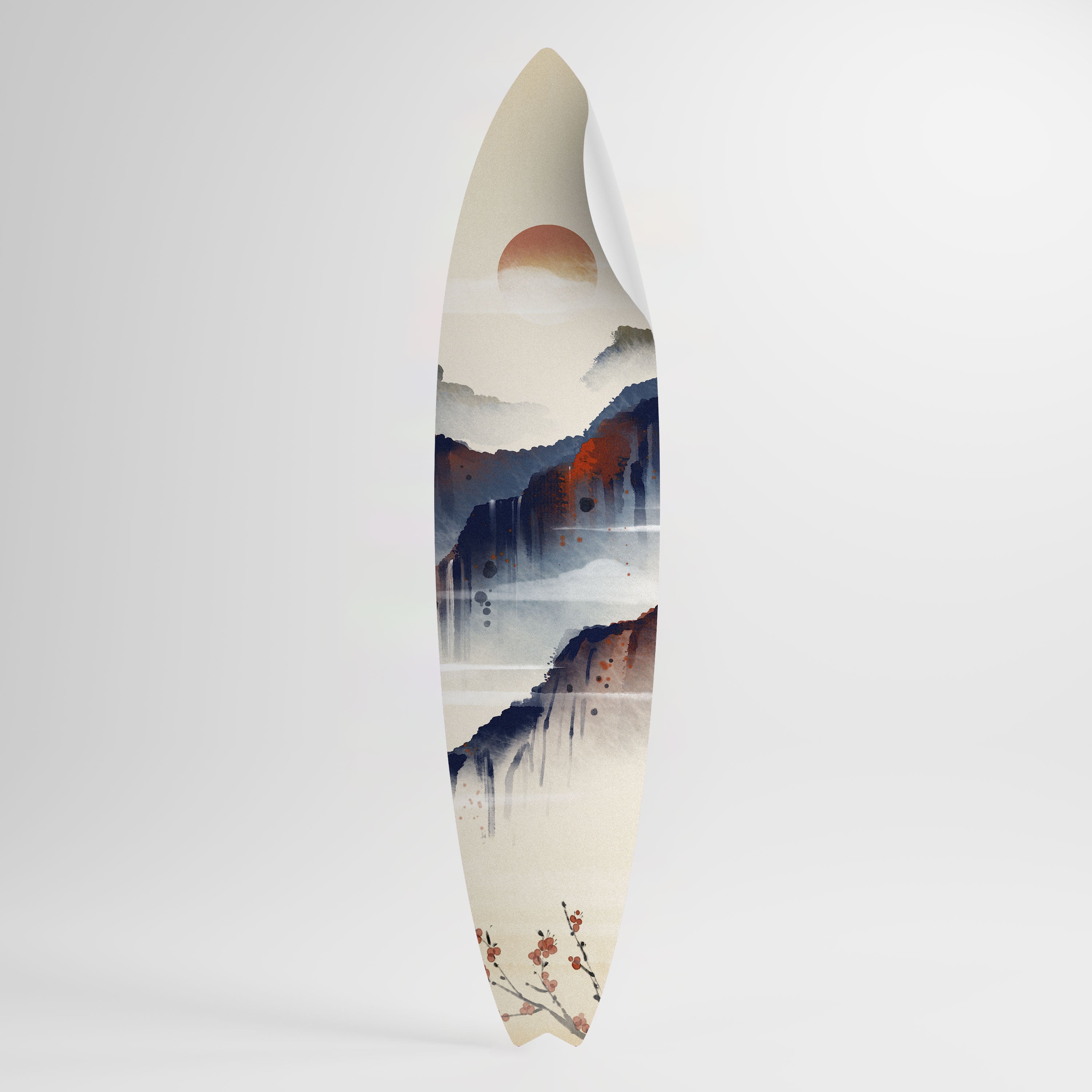 JAPANESE LANDSCAPE Surfboard-Wandsticker