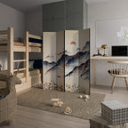 ORIENTAL LANDSCAPE 4-teiliger Paravent