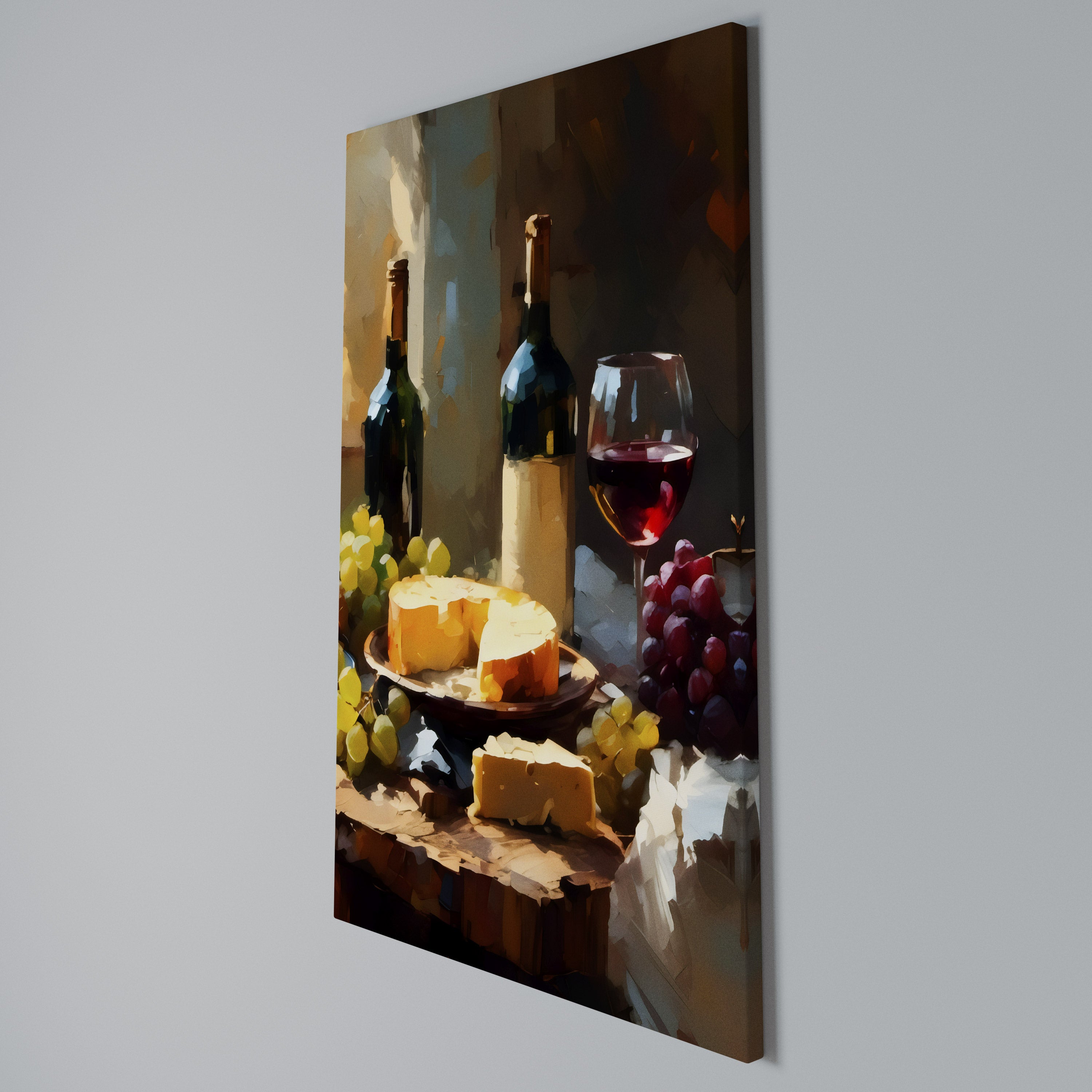 VINTAGE VINEYARD LUXURY Κατακόρυφος Πίνακας σε Καμβά