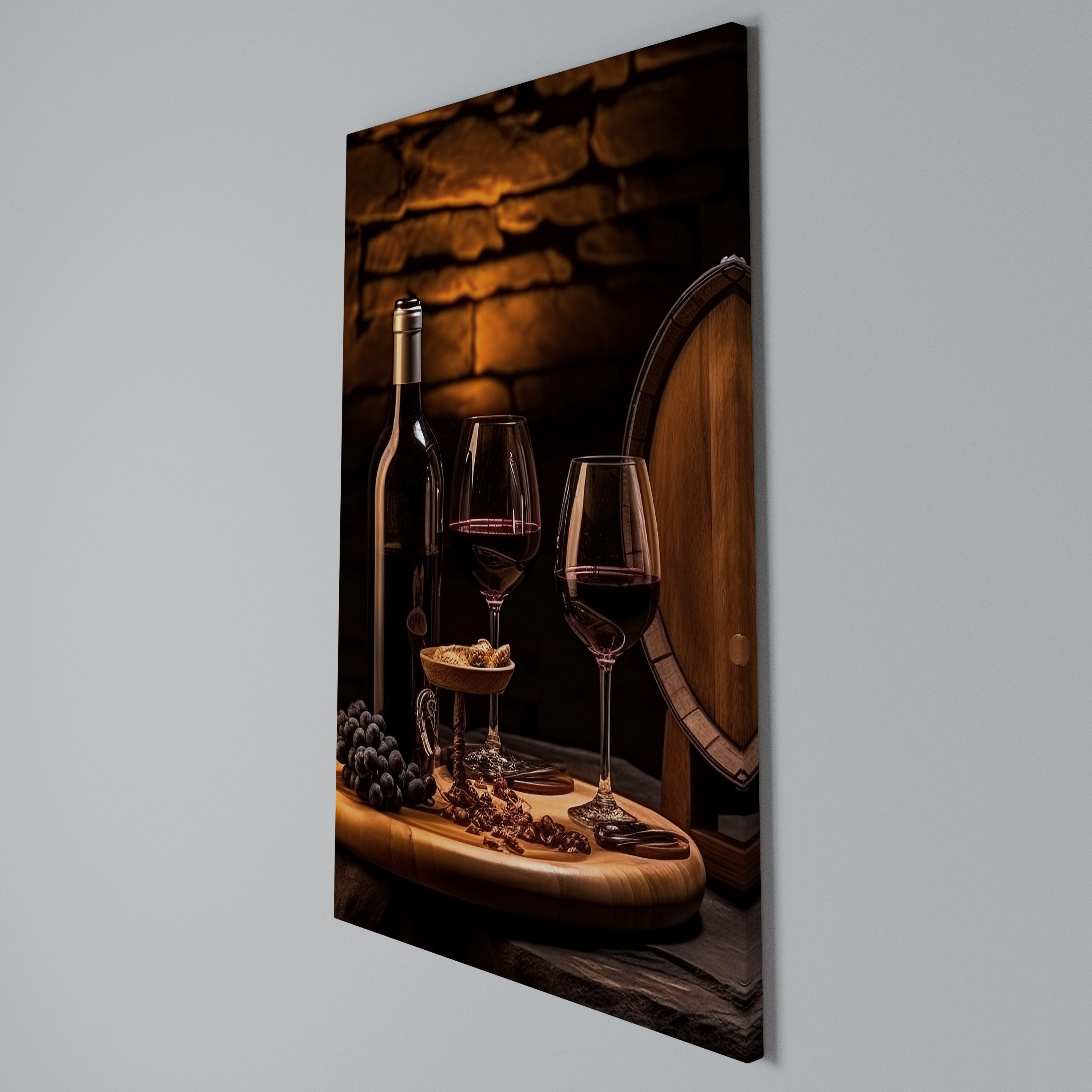 VINTAGE VIGNETTE Cuadro en lienzo vertical