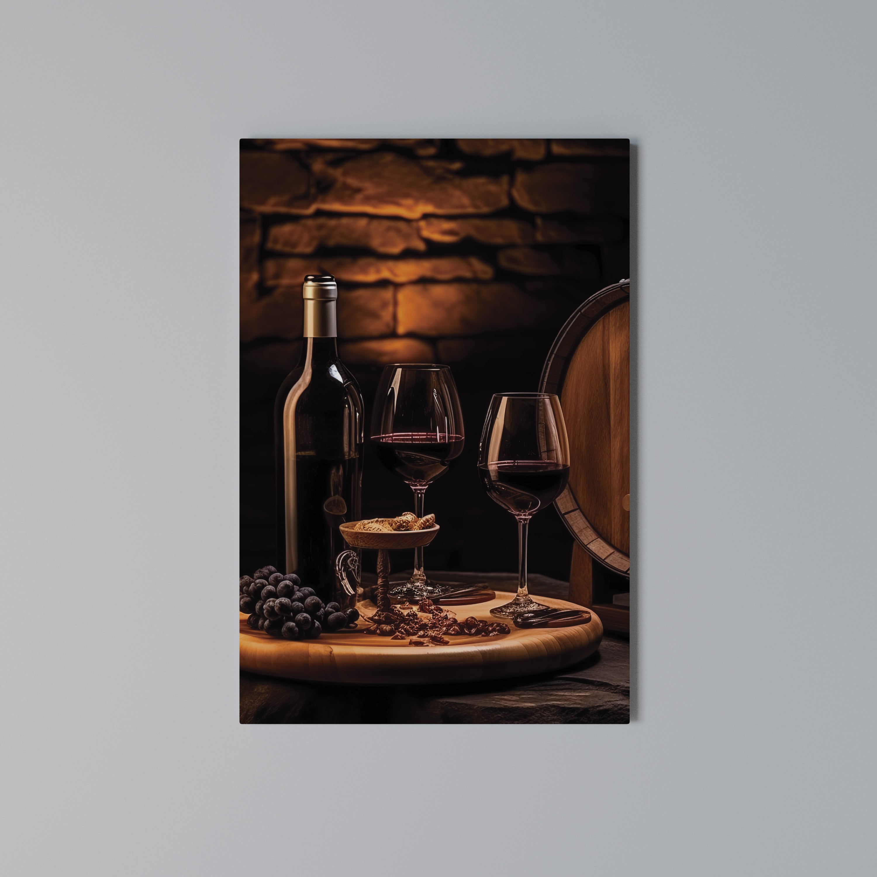 VINTAGE VIGNETTE Cuadro en lienzo vertical
