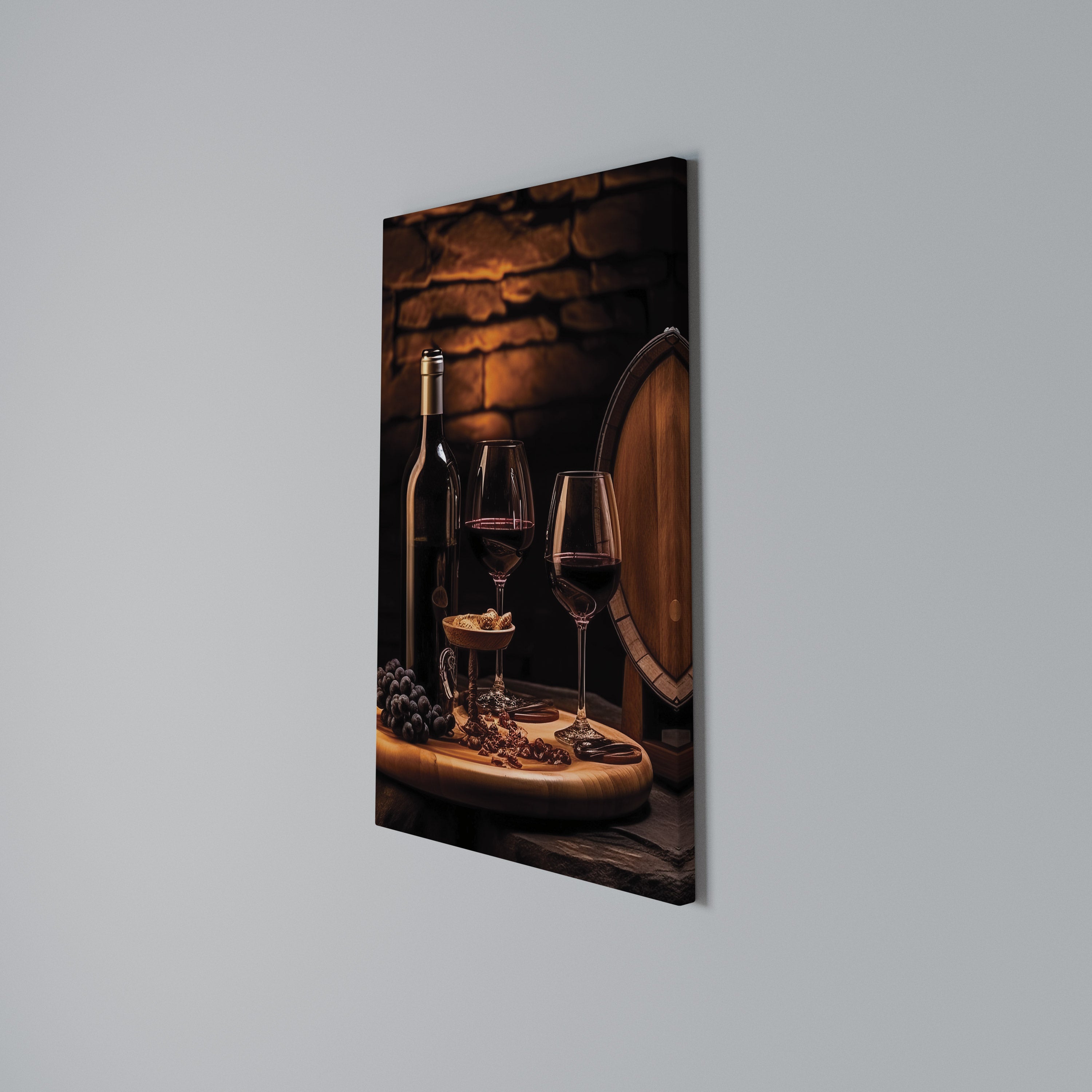 VINTAGE VIGNETTE Cuadro en lienzo vertical