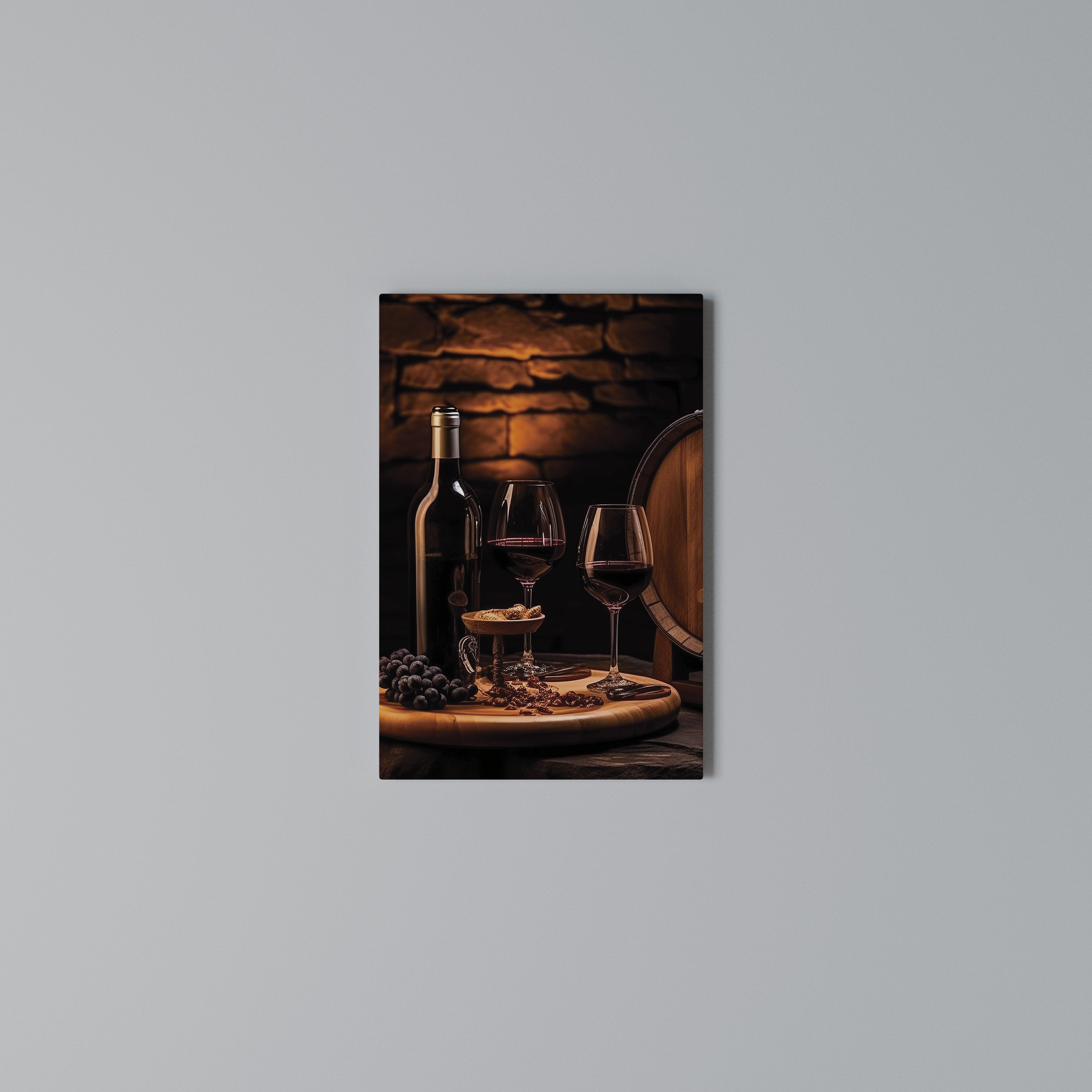VINTAGE VIGNETTE Cuadro en lienzo vertical