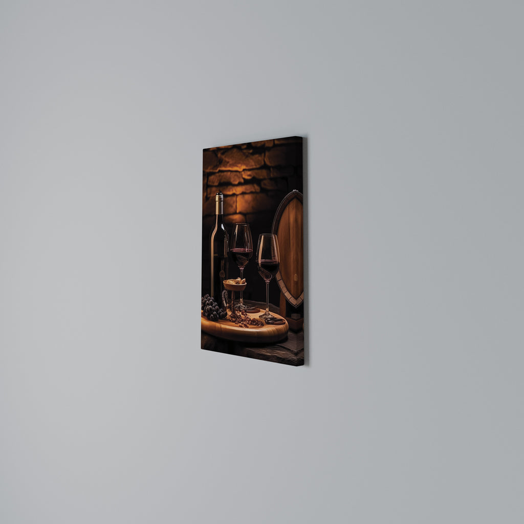VINTAGE VIGNETTE Vertical Canvas Print