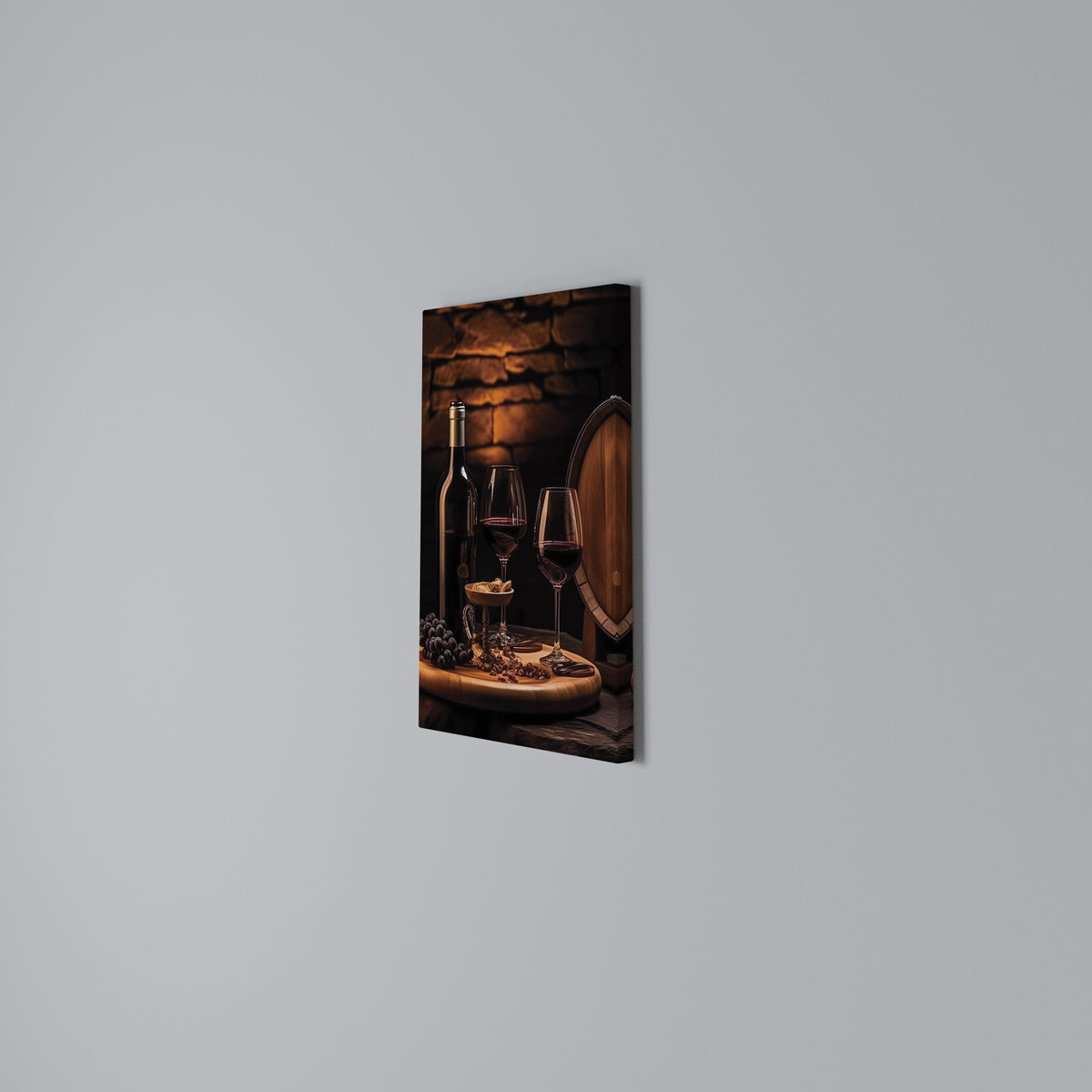 VINTAGE VIGNETTE Vertical Canvas Print
