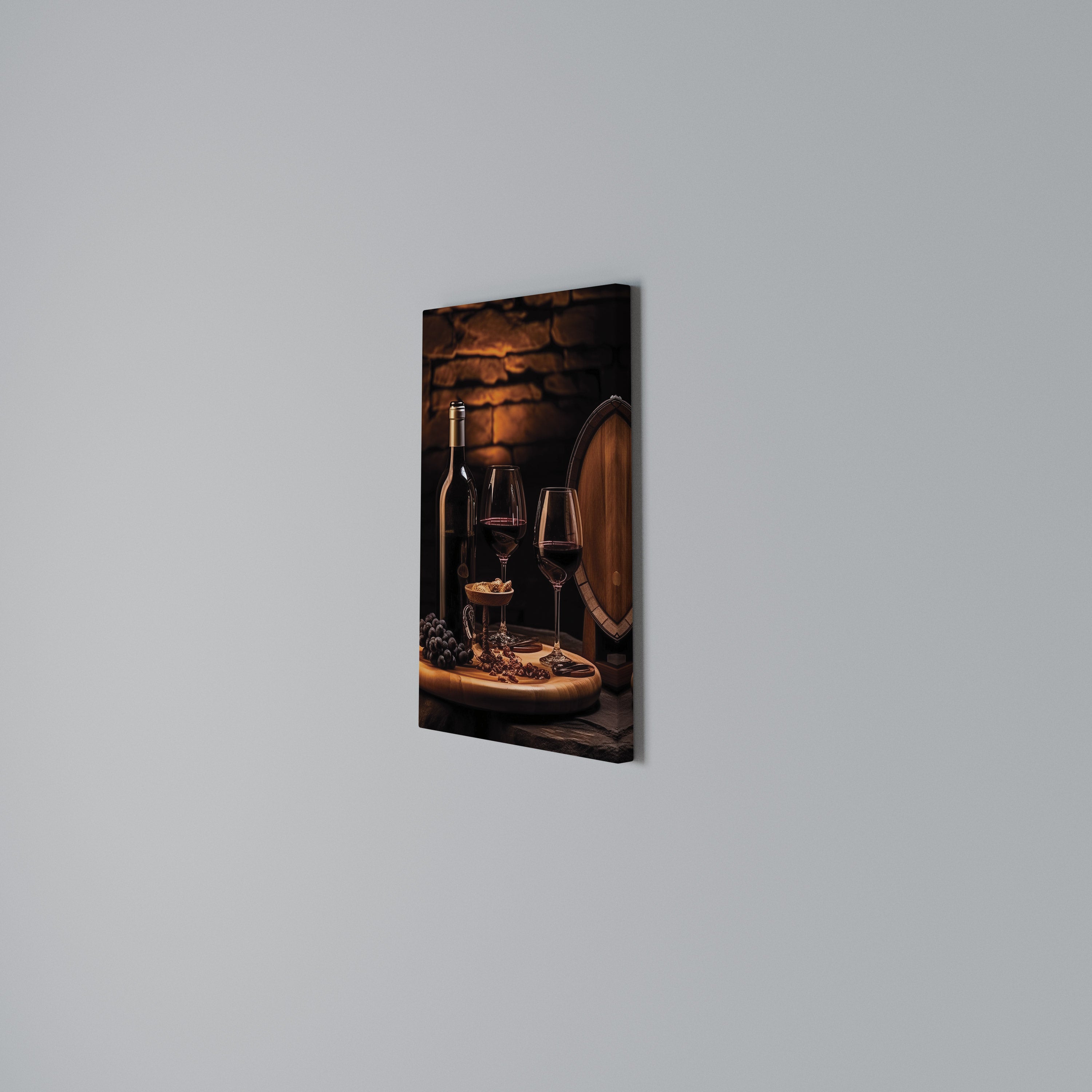 VINTAGE VIGNETTE Cuadro en lienzo vertical