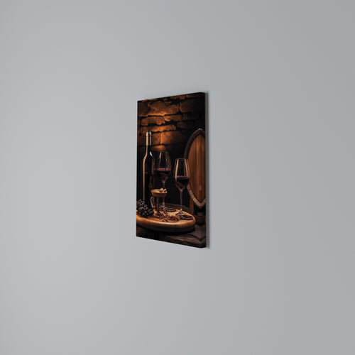 VINTAGE VIGNETTE Vertical Canvas Print