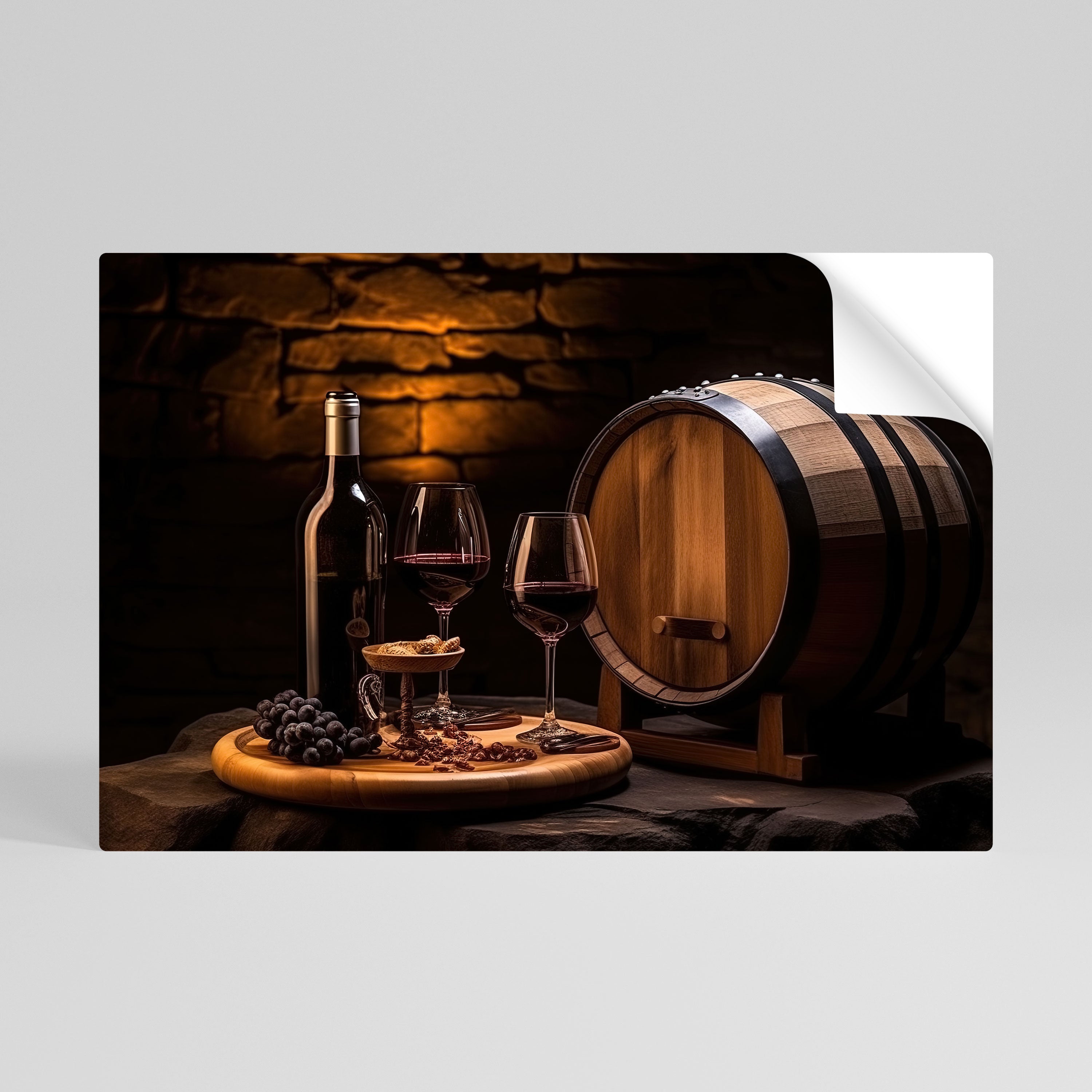 VINTAGE VIGNETTE Peel and Stick Horizontal Poster