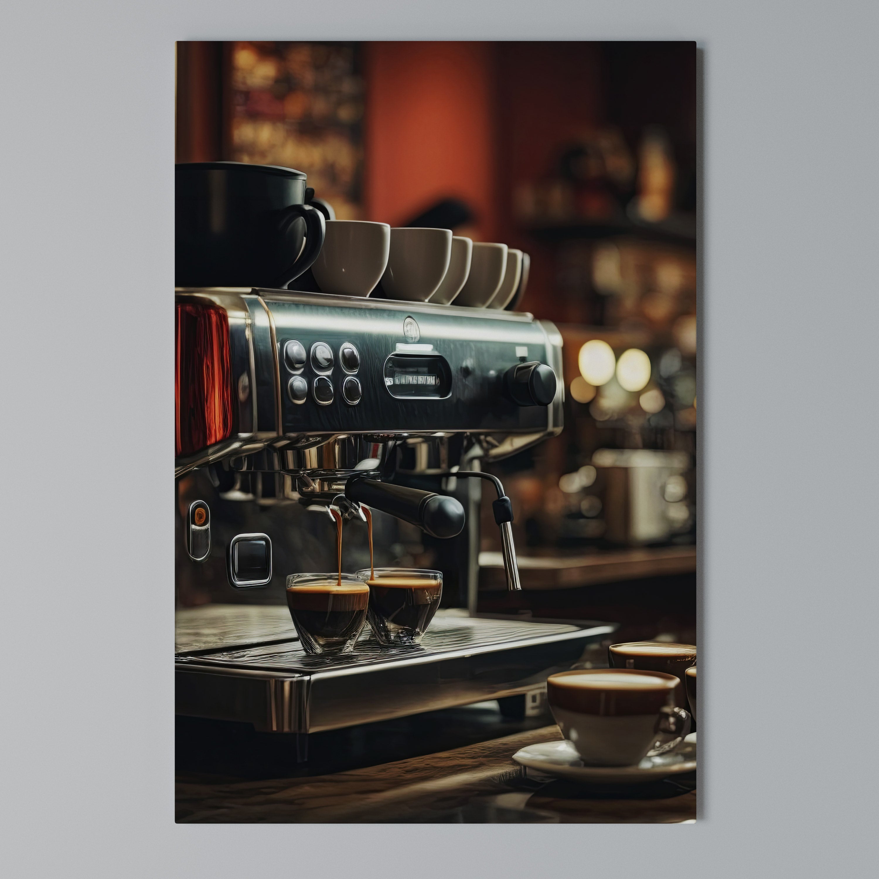 BARISTA’S DREAM MACHINE Κατακόρυφος Πίνακας σε Καμβά