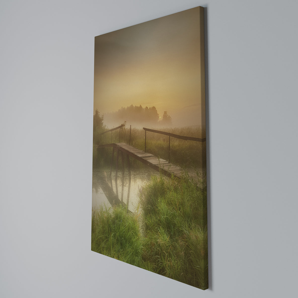 DREAMY HAZE Vertical Canvas Print