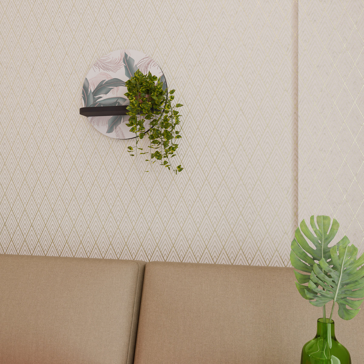 DELICATE BLISS Art Shelf