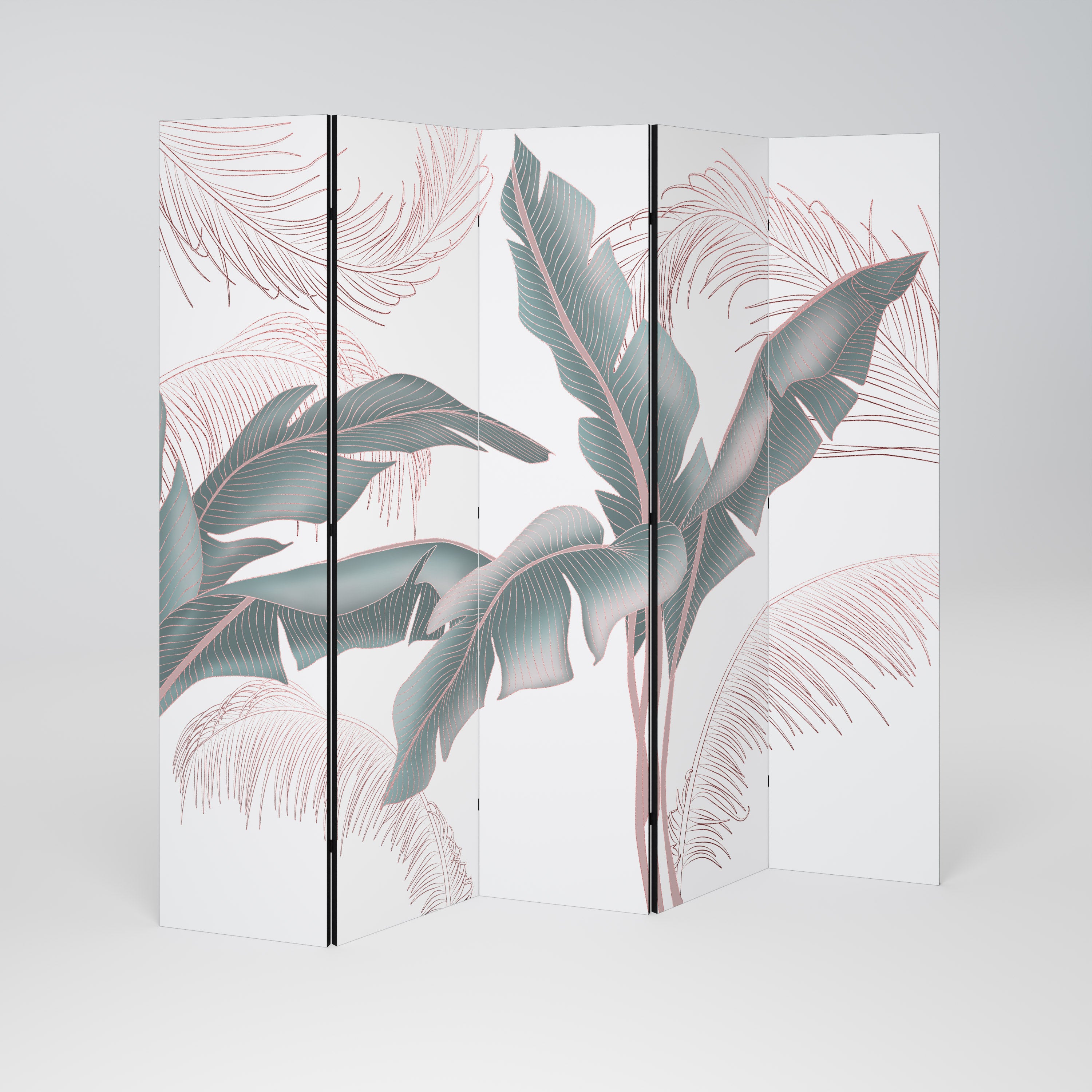 DELICATE BLISS 5-Panel Room Divider