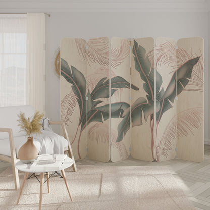 DELICATE BLISS 6-Panel Plywood Room Divider