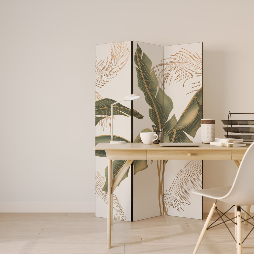 SUBTLE CHARM 3-Panel Room Divider