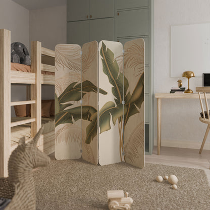 SUBTLE CHARM 4-Panel Plywood Room Divider