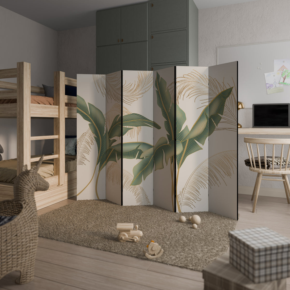 GENTLE HARMONY 6-Panel Room Divider
