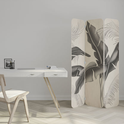 CALM ALLURE 3-Panel Plywood Room Divider