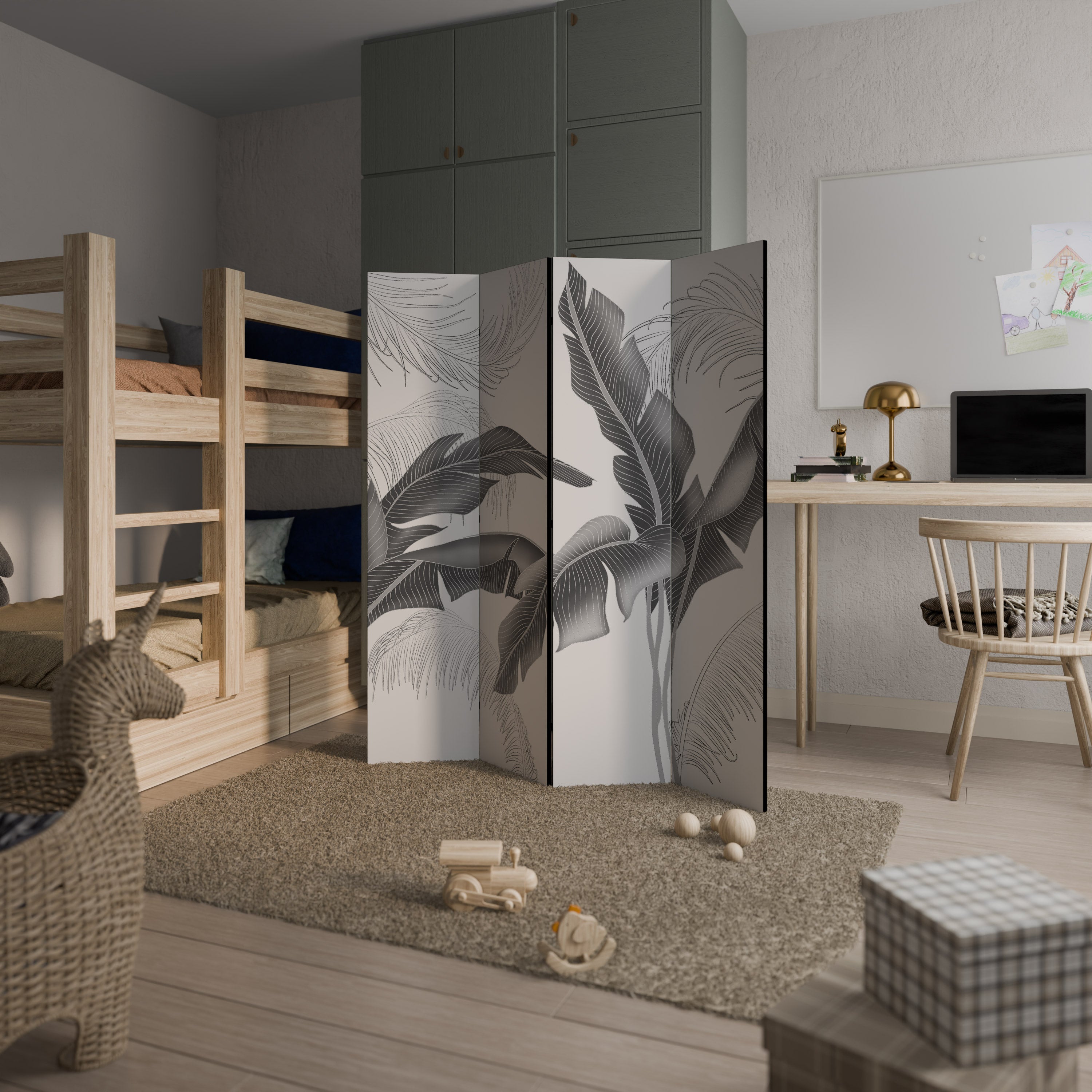 CALM ALLURE 4-teiliger Paravent