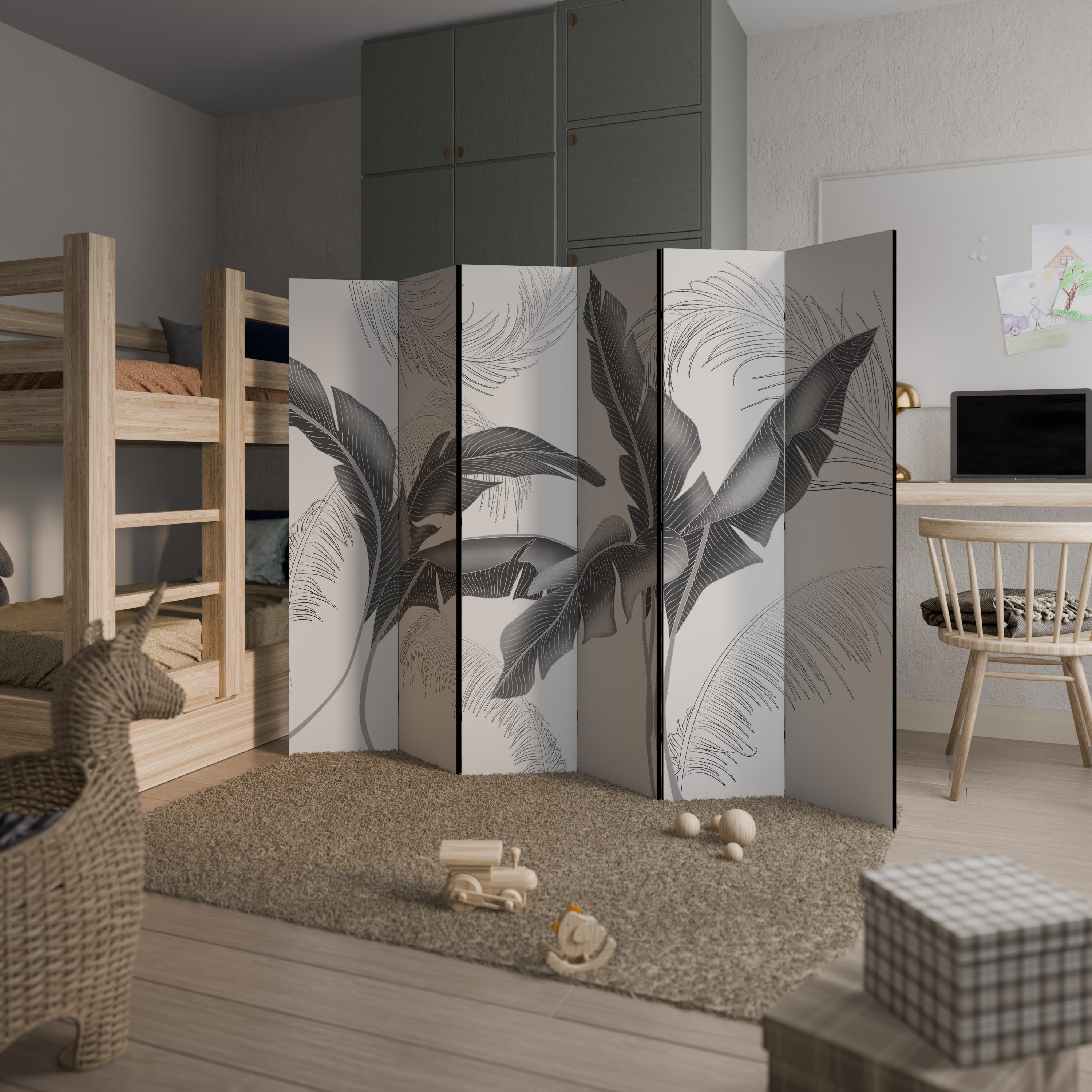 CALM ALLURE 6-Panel Room Divider