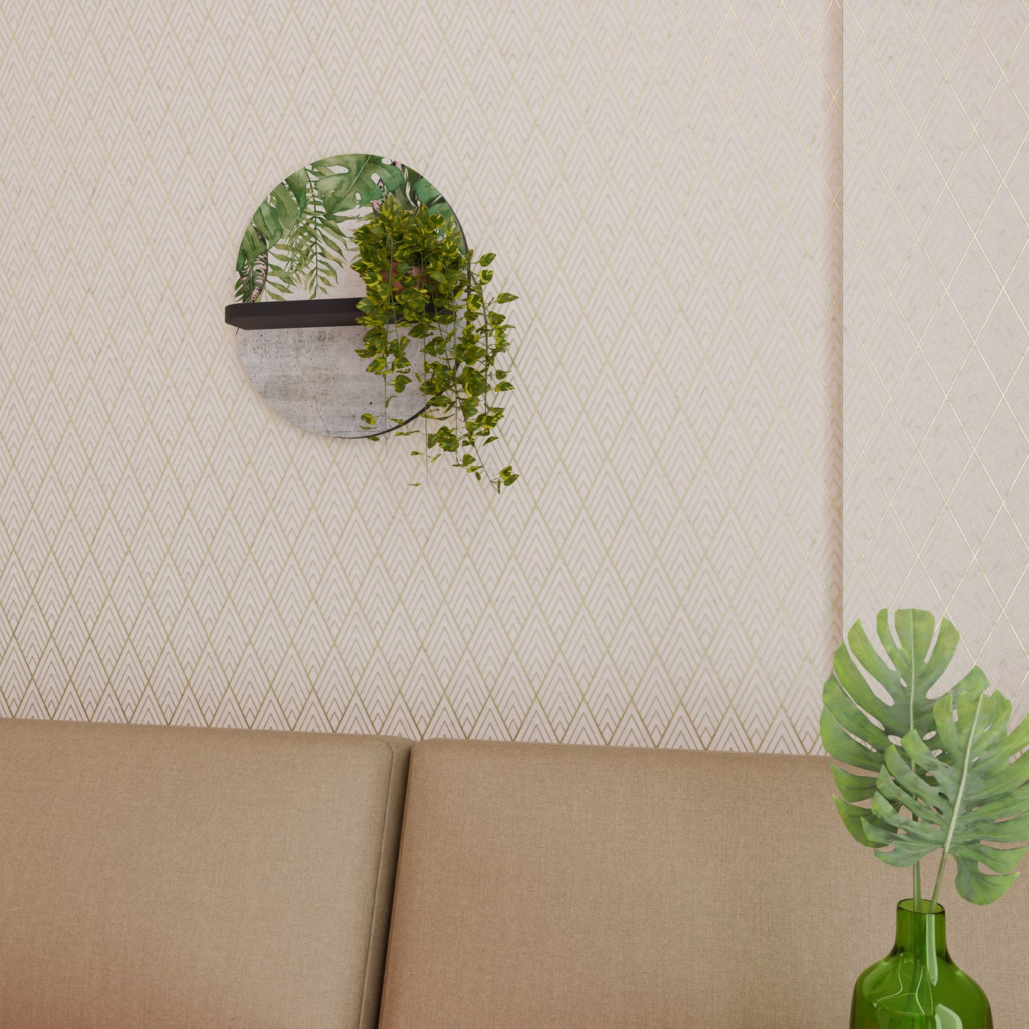 URBAN TROPICS Art Shelf