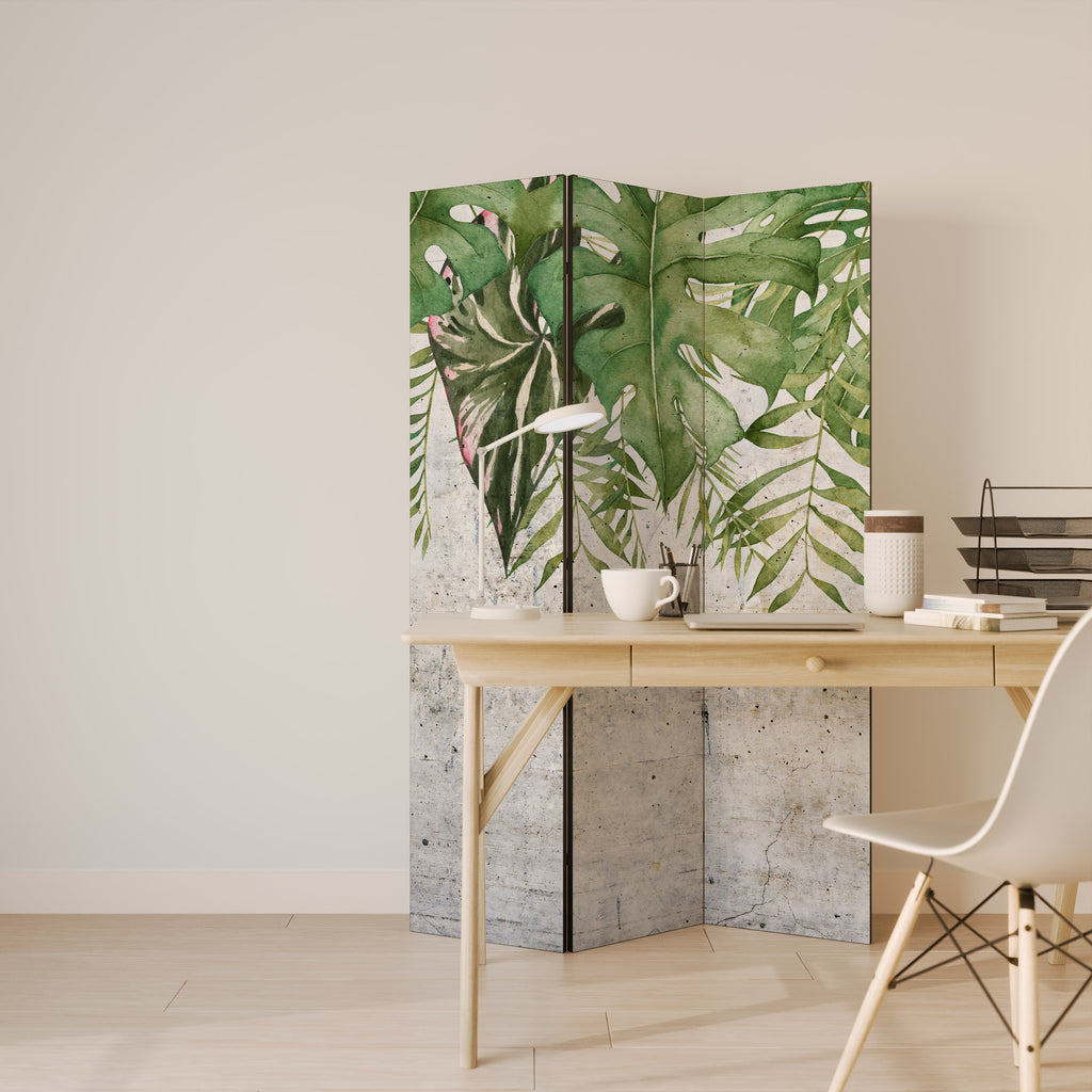 URBAN TROPICS Biombo de 3 paneles