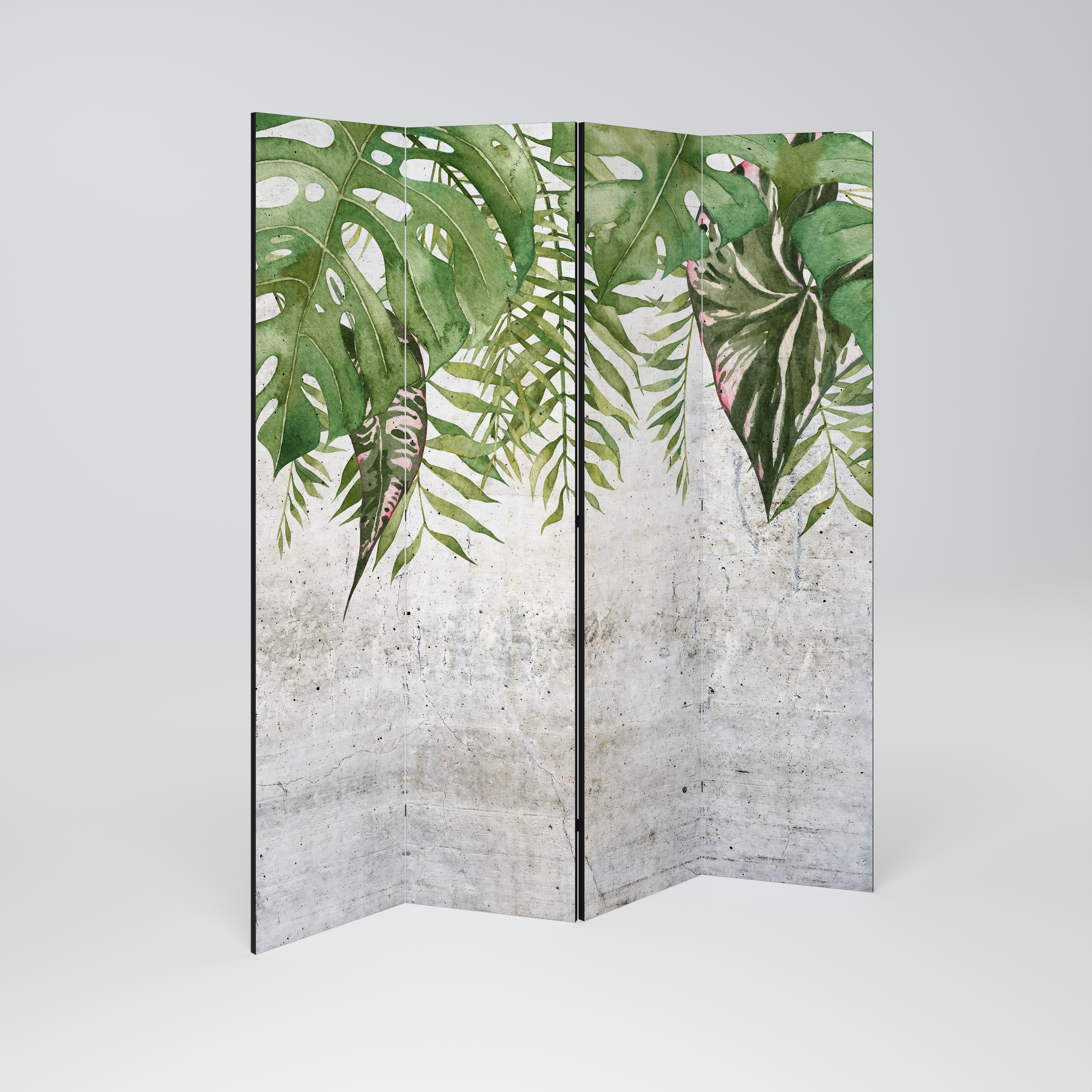 URBAN TROPICS Παραβάν με 4 πάνελ