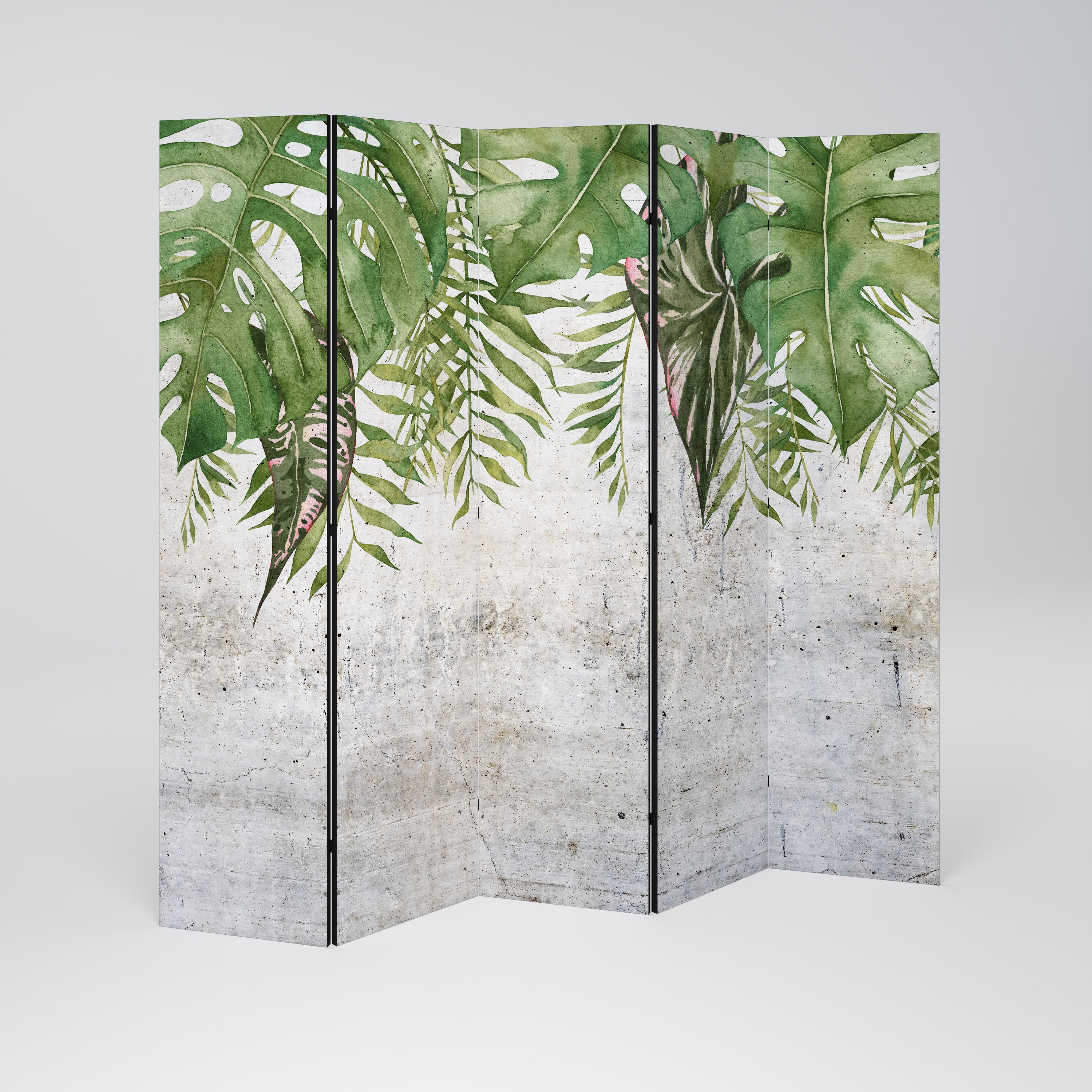 URBAN TROPICS 5-Panel Room Divider