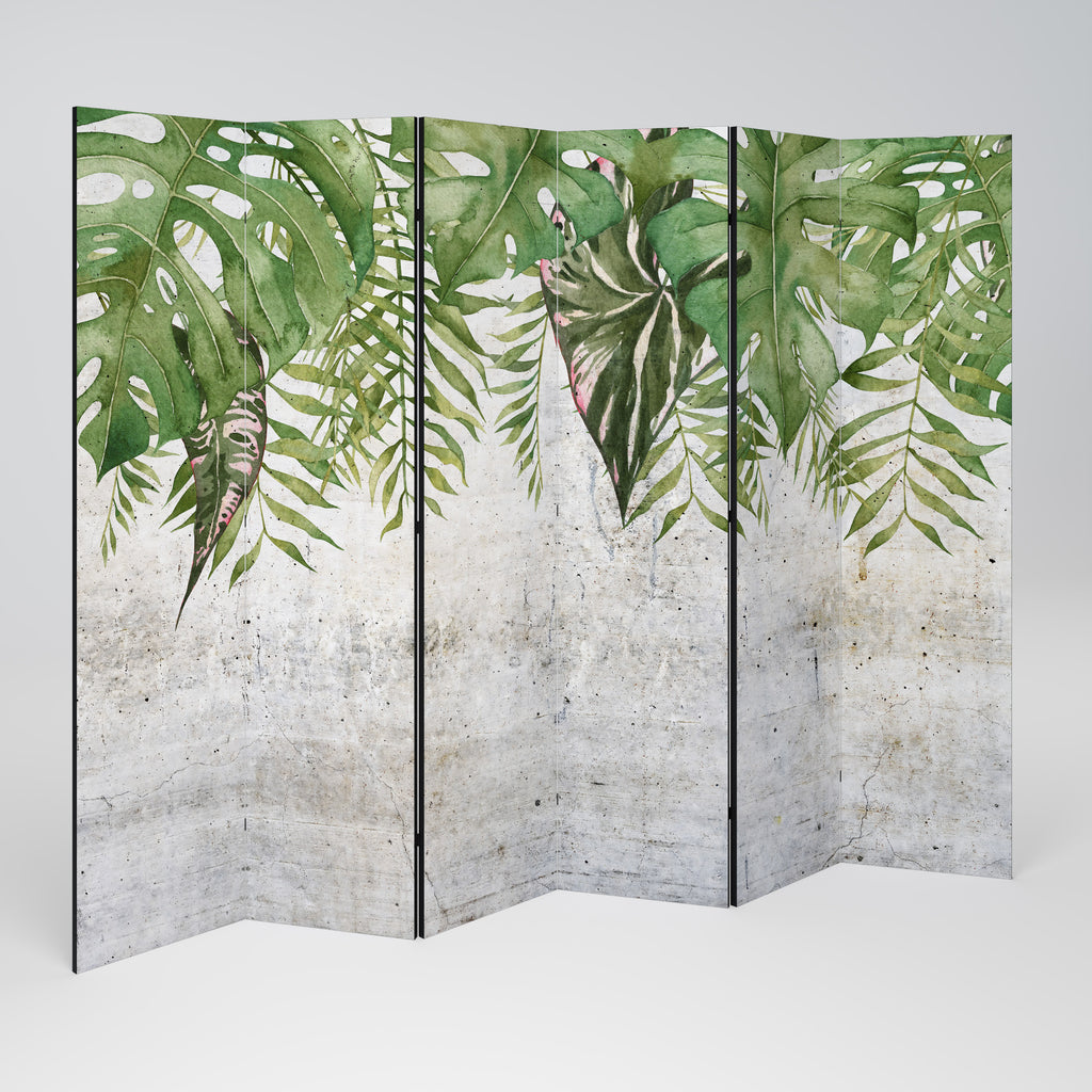 URBAN TROPICS 6-Panel Room Divider
