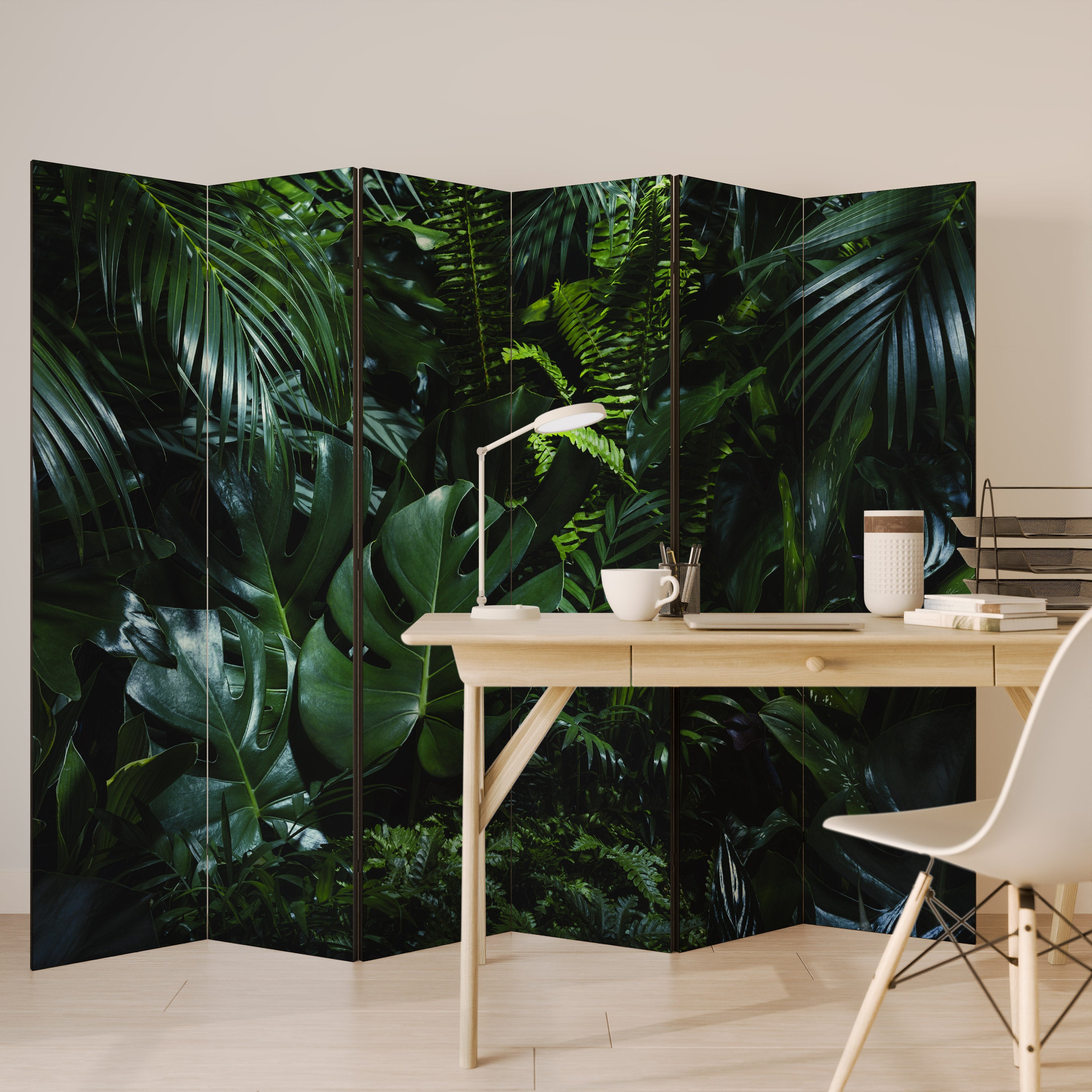 NATURE'S CLANDESTINE REVERIE 6-Panel Room Divider