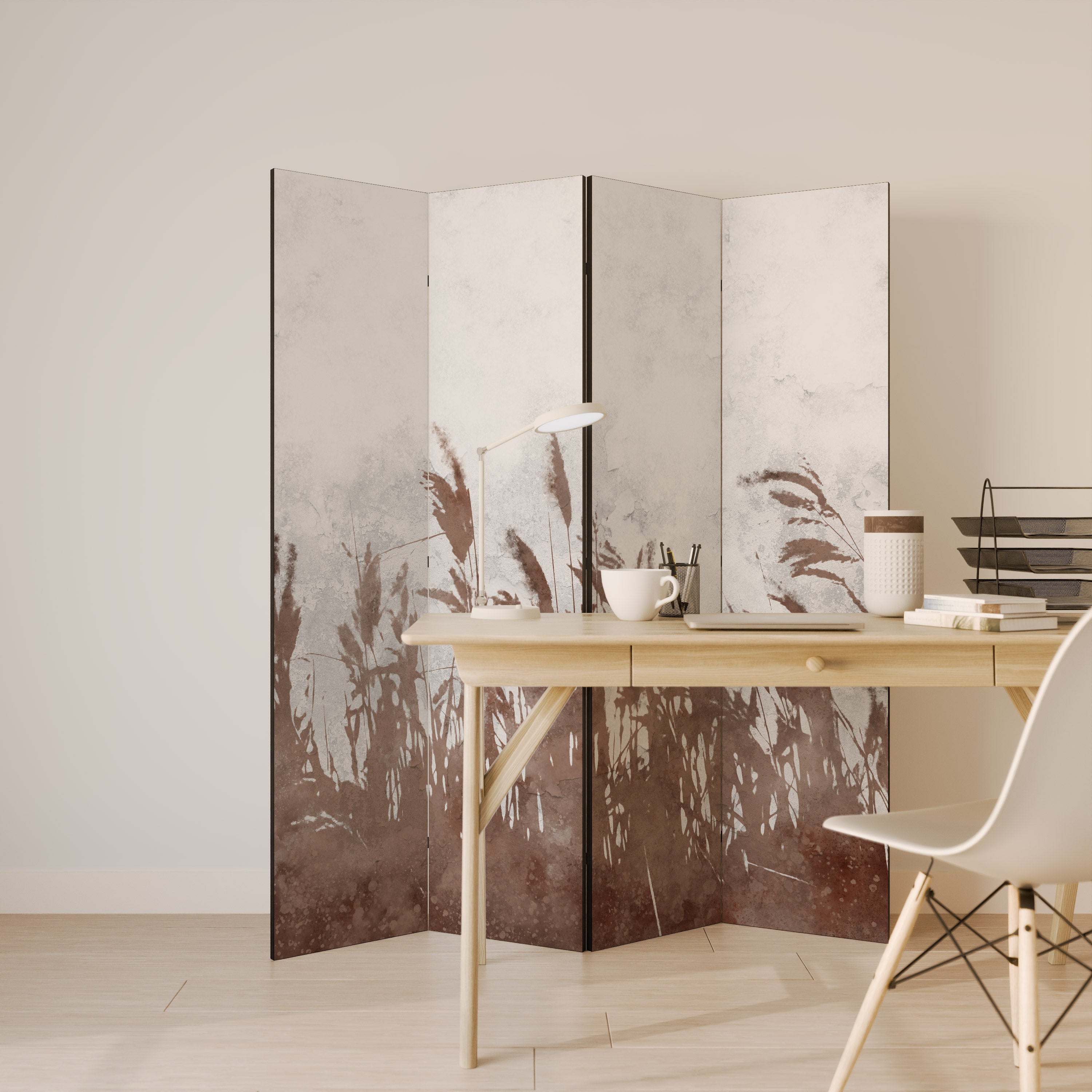 FLAWLESS CAPTURE 4-Panel Room Divider