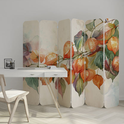 FLEETING DAYS 6-Panel Plywood Room Divider