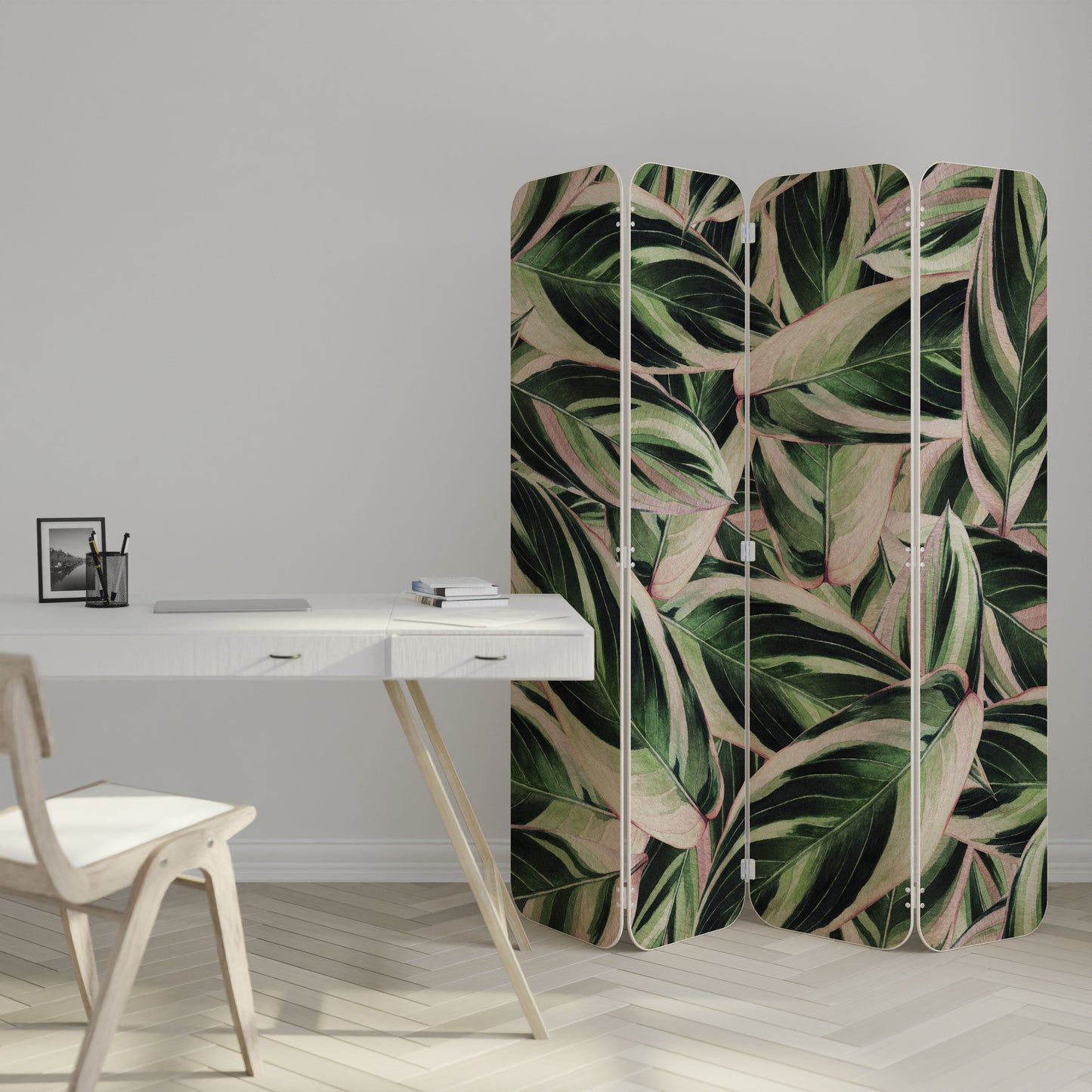 EERIE STROMANTHE 4-Panel Plywood Room Divider