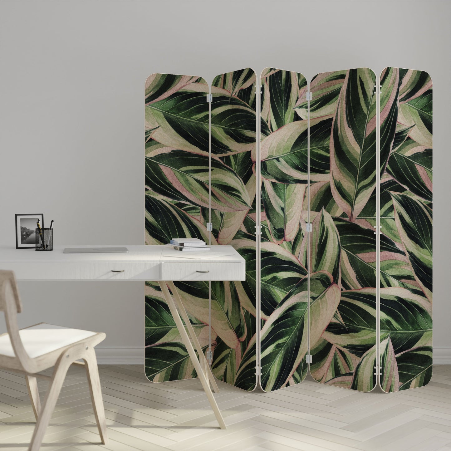 EERIE STROMANTHE 5-Panel Plywood Room Divider