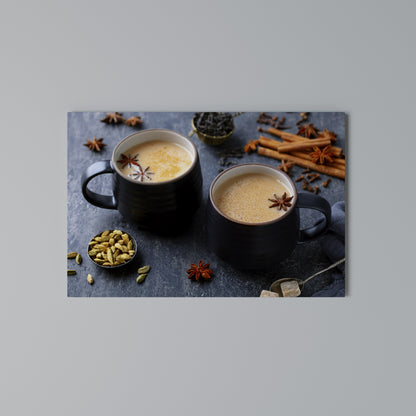 WARMTH IN A CUP Horizontal Canvas Print
