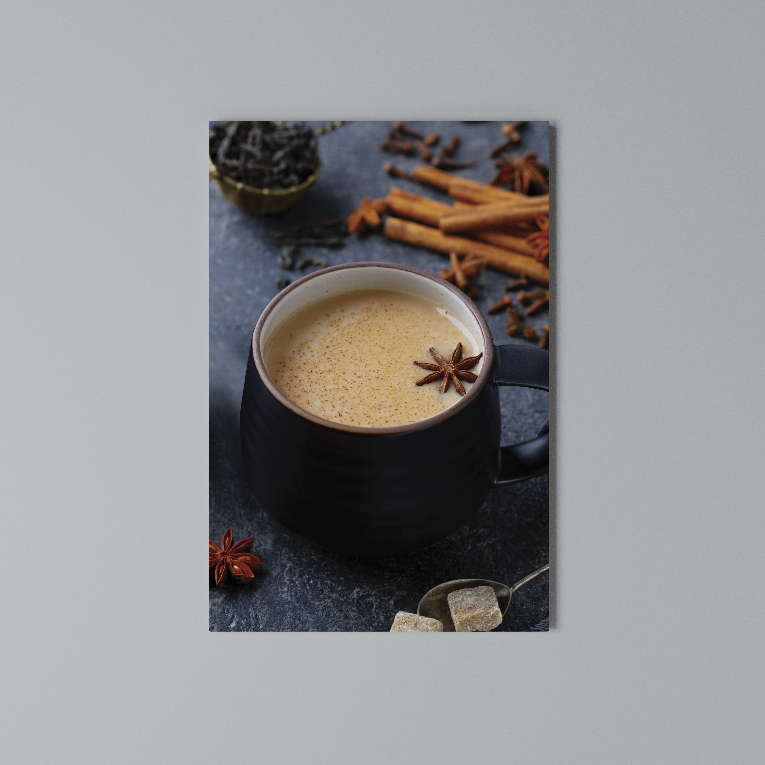 WARMTH IN A CUP Κατακόρυφος Πίνακας σε Καμβά