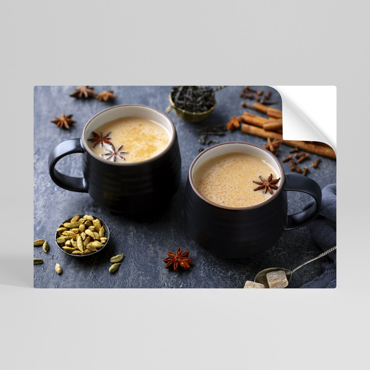 WARMTH IN A CUP Αυτοκόλλητη Αφίσα οριζόντια