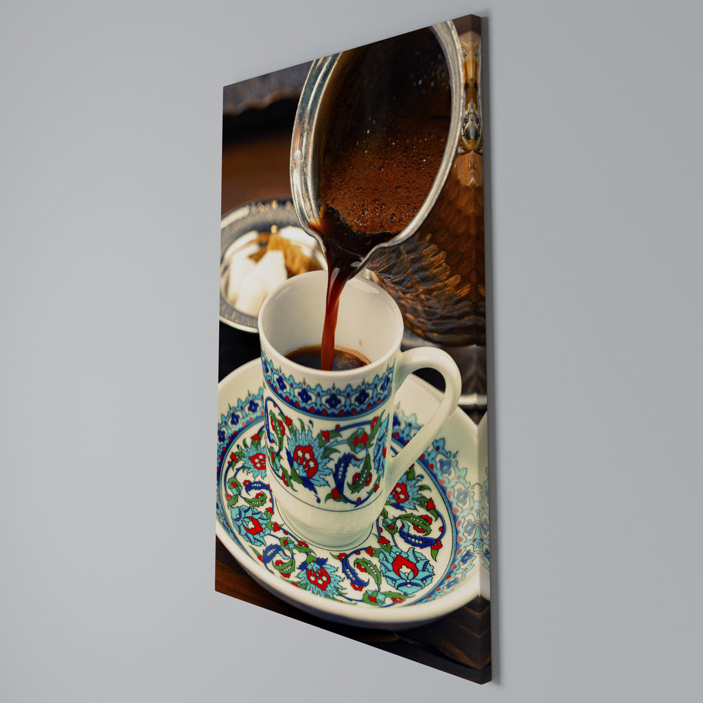 TRADITION IN A CUP Quadro em tela vertical