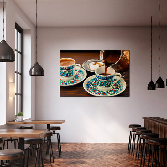 TRADITION IN A CUP Horizontal Canvas Print