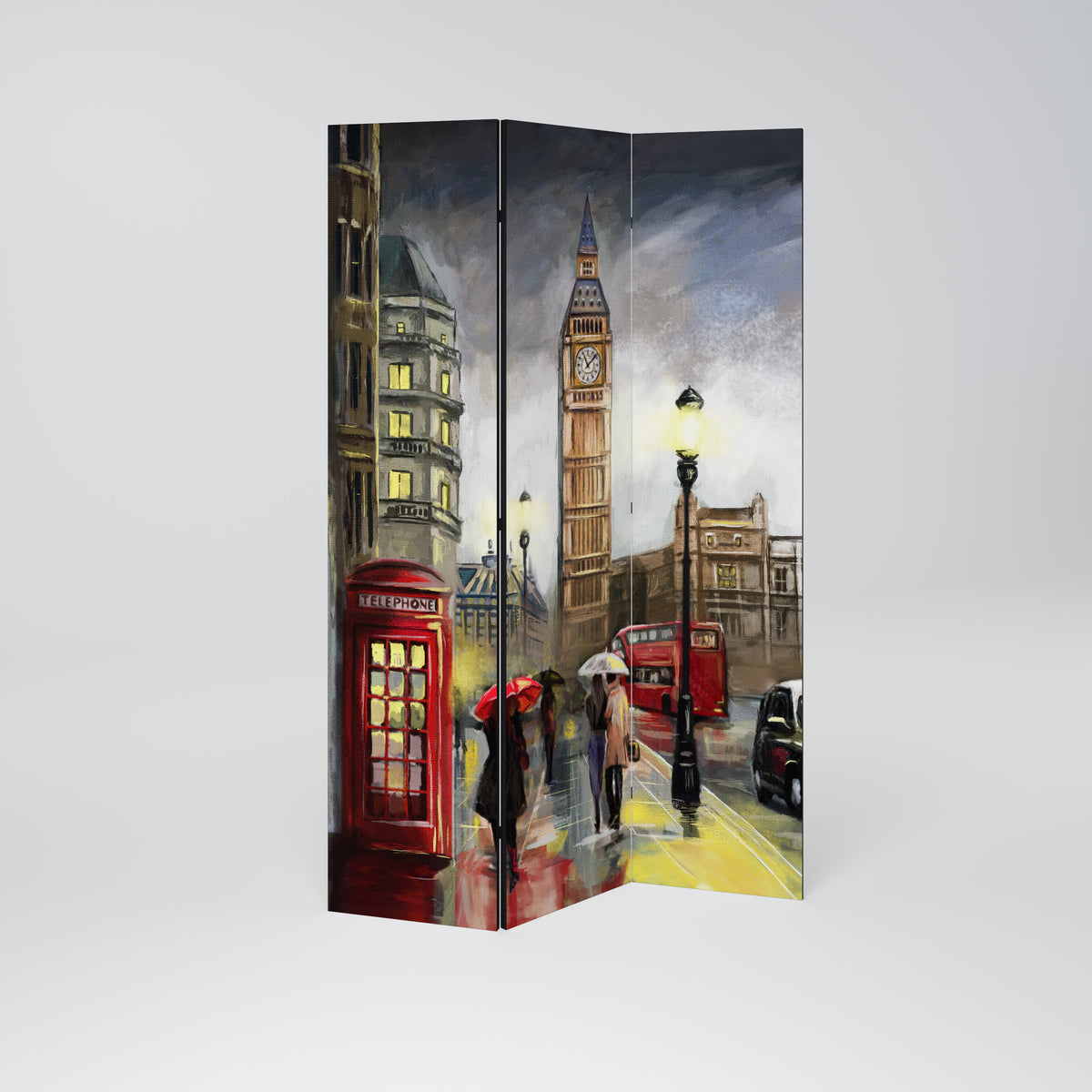 LONDON'S TIMELESS VIBES 3dílný paraván