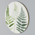 FERN MAJESTY Rundes Wandbild