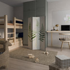 FERN MAJESTY Dekorativ rumsavdelare – 3 paneler