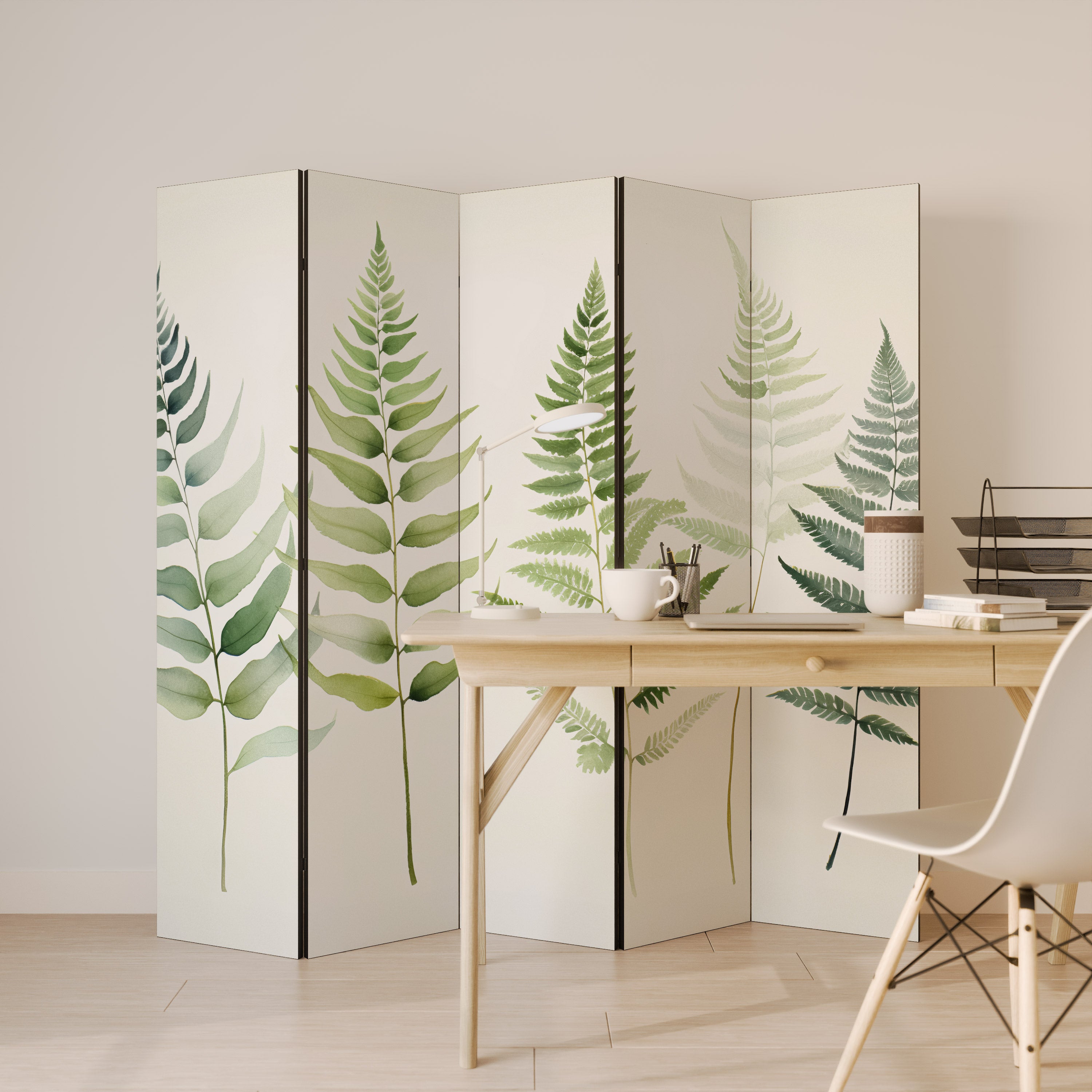 FERN MAJESTY 5-Panel Room Divider