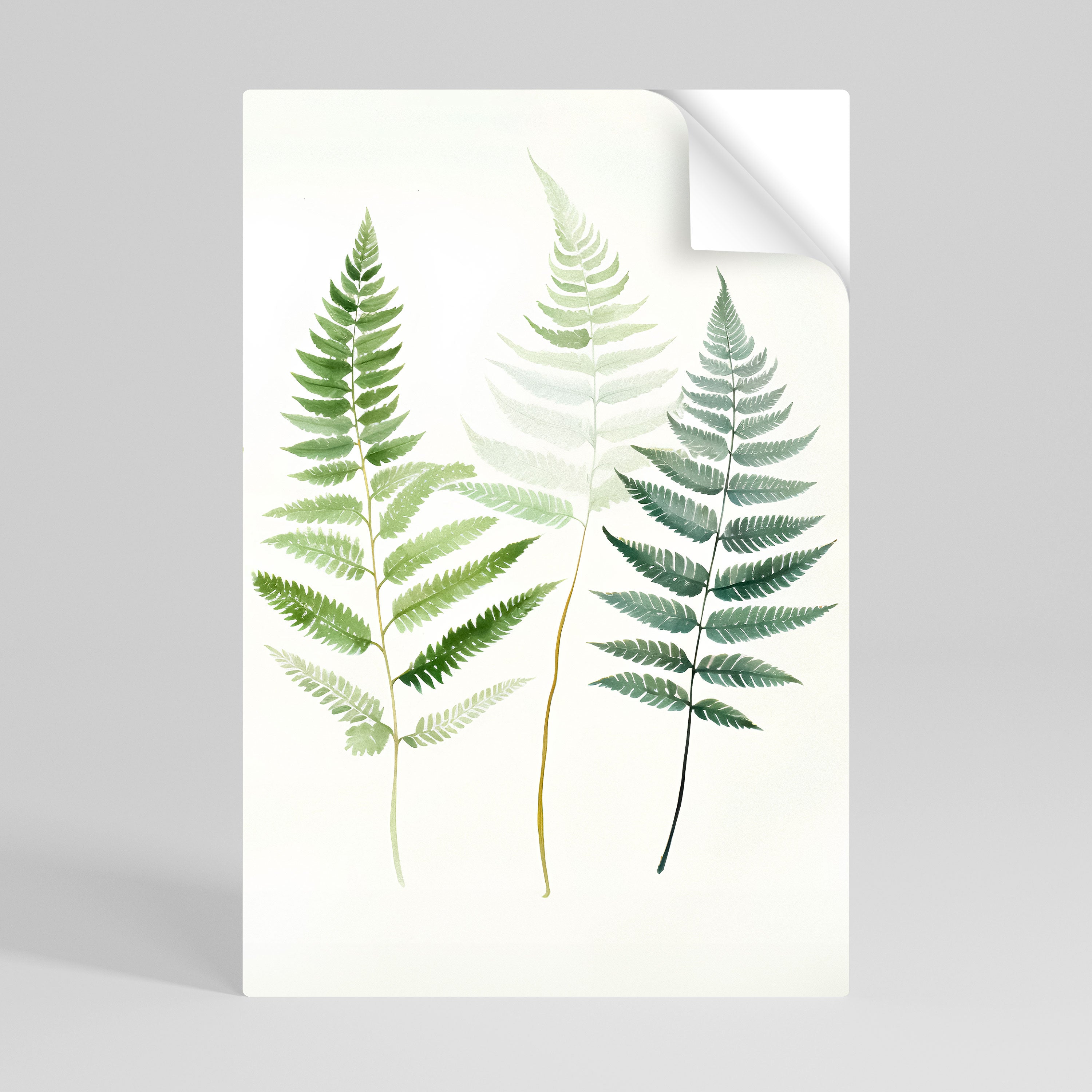 FERN MAJESTY Peel and Stick Vertical Poster