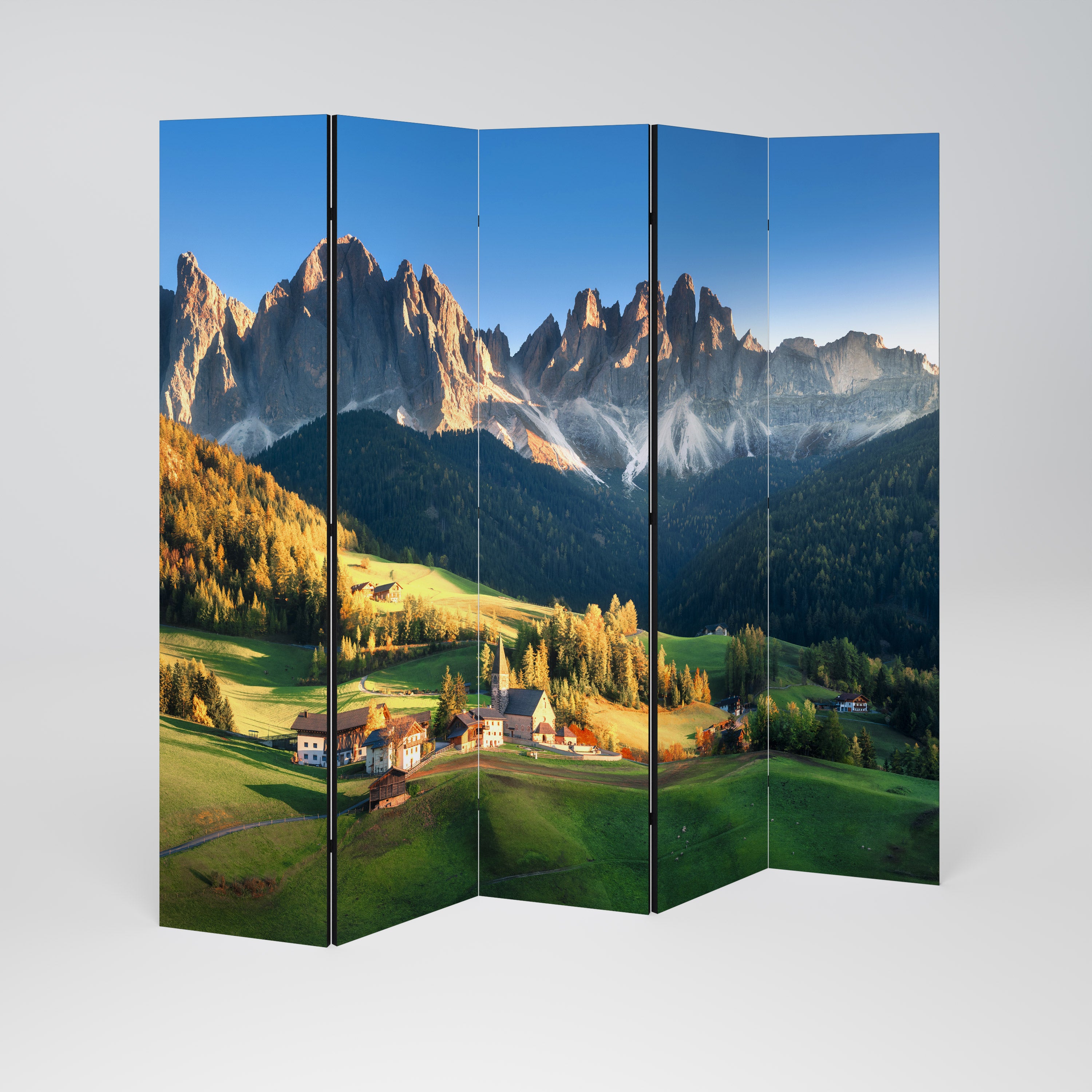 MOUNTAIN DREAMSCAPE 5-Panel Room Divider