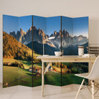 MOUNTAIN DREAMSCAPE 6-Panel Room Divider
