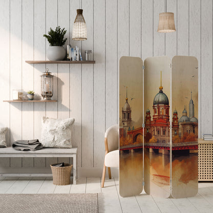 BERLIN SPIRIT 3-Panel Plywood Room Divider