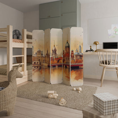 BERLIN SPIRIT 5-Panel Plywood Room Divider