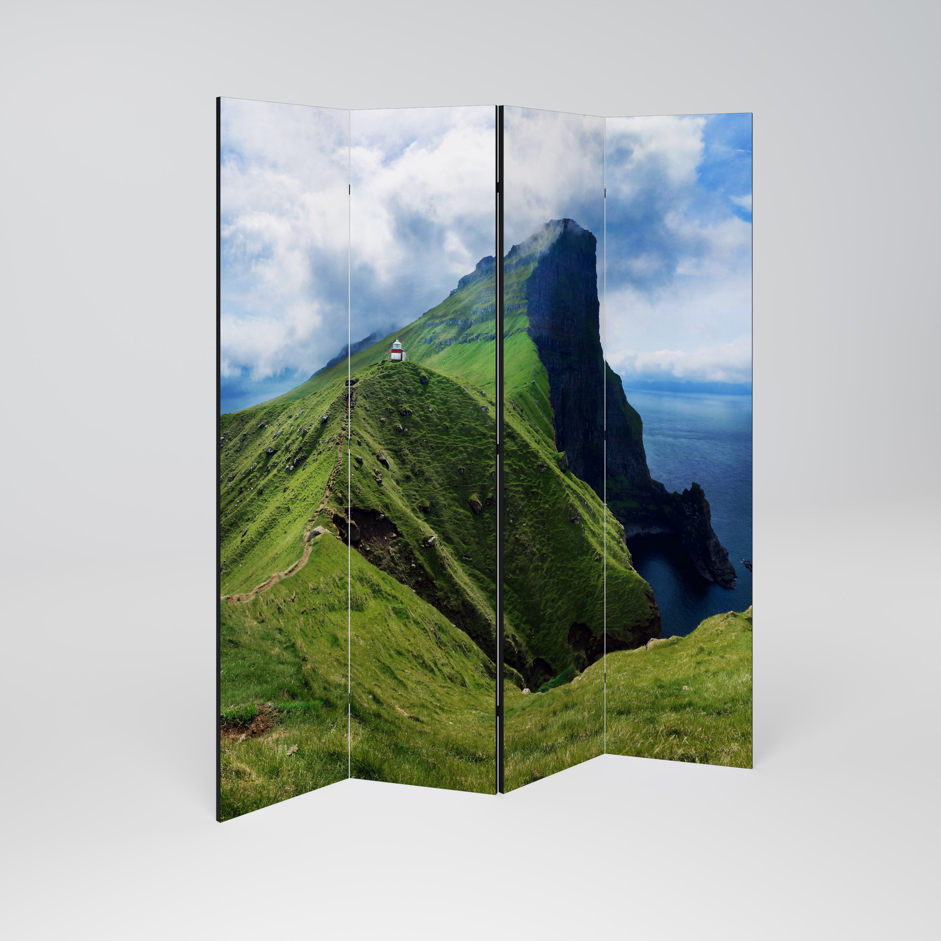 CLIFFS OF TRANQUILITY Παραβάν με 4 πάνελ