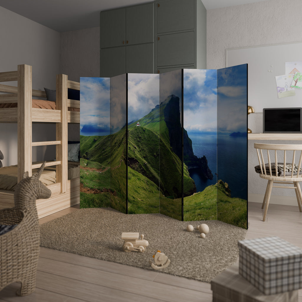 CLIFFS OF TRANQUILITY 6-Panel Room Divider