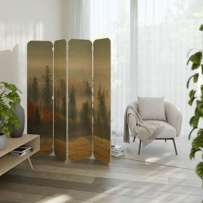 GILDING HOURS 4-Panel Plywood Room Divider